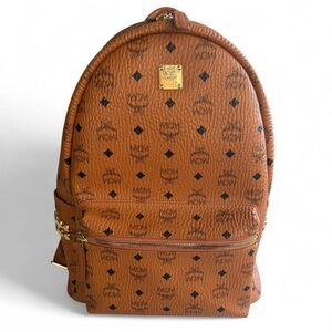 MCM Cognac Visetos Backpack